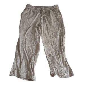 Quince 100% European Linen Wide Leg Flax Pants Womens XL